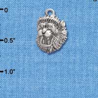 C2202* - Mascot - Lion - Small Silver Charm (Left or Right)